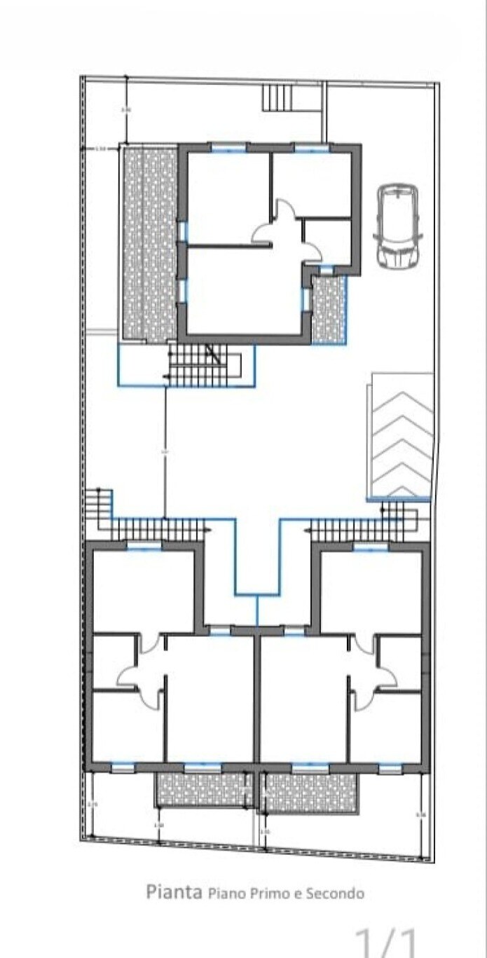 Plan of the first and second floor