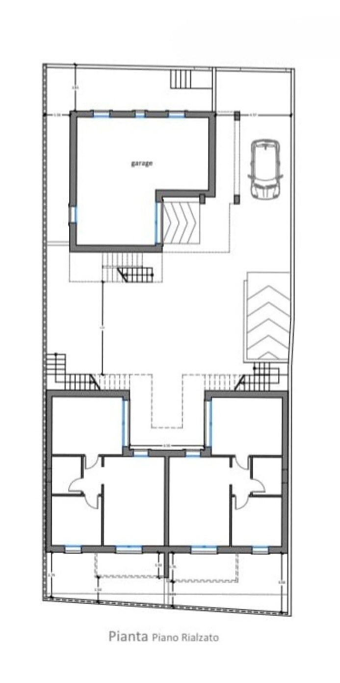 Plan of the raised level