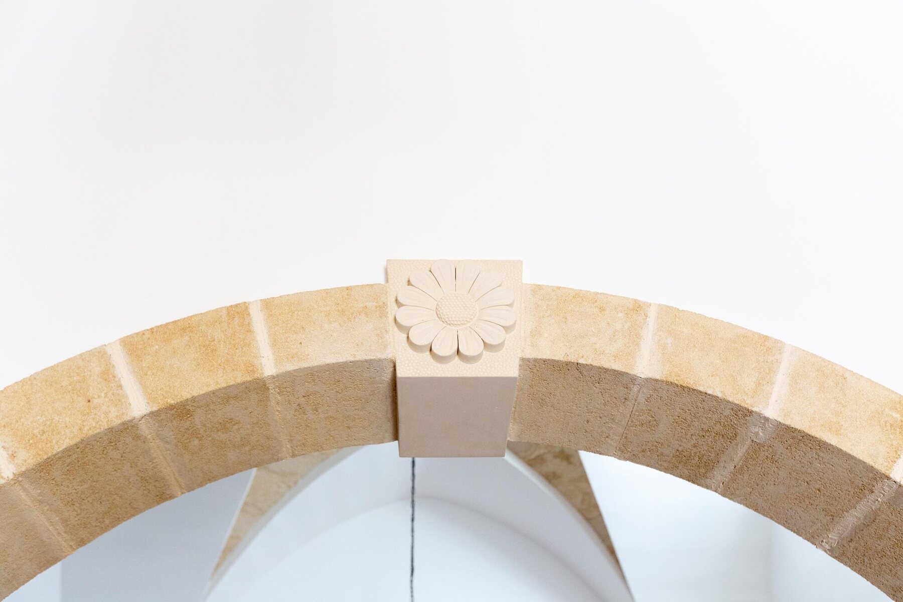Stone arch and traditional architectural detail