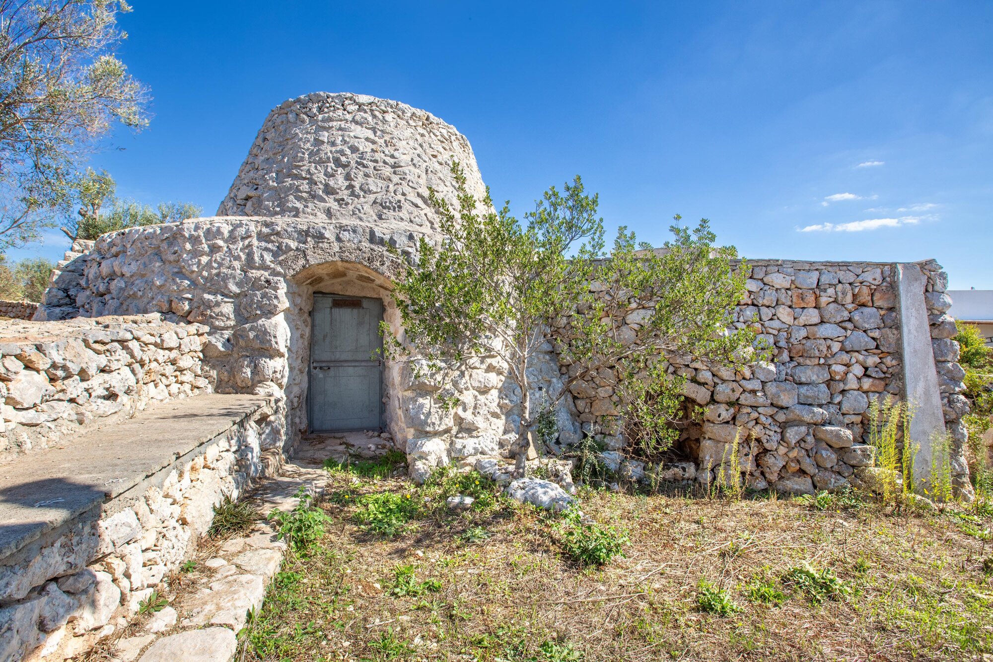 Pajara tradizionale in pietra nel giardino